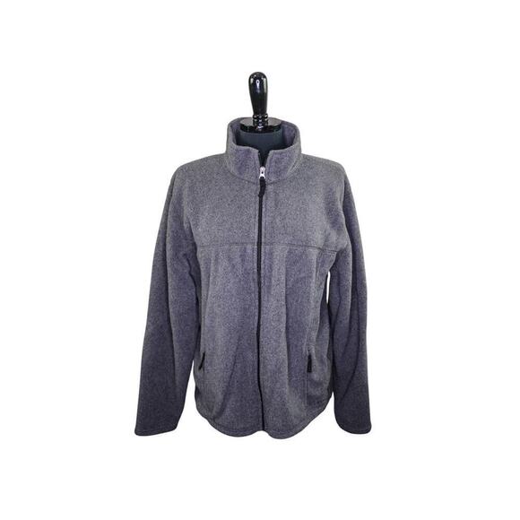 L.L.Bean Other - L.L. Bean Gray Polartek Full Zip Fleece Jacket Lightweight Outdoor M Reg